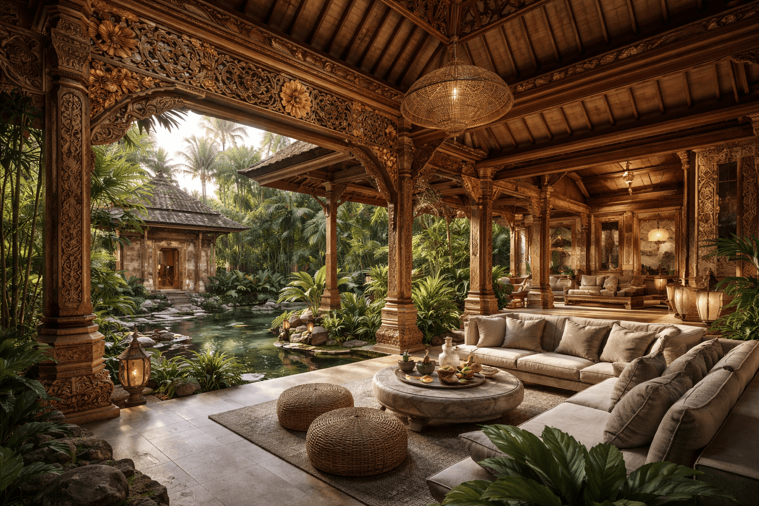 Cultural touches in luxury: Integrating Balinese art and local craftsmanship